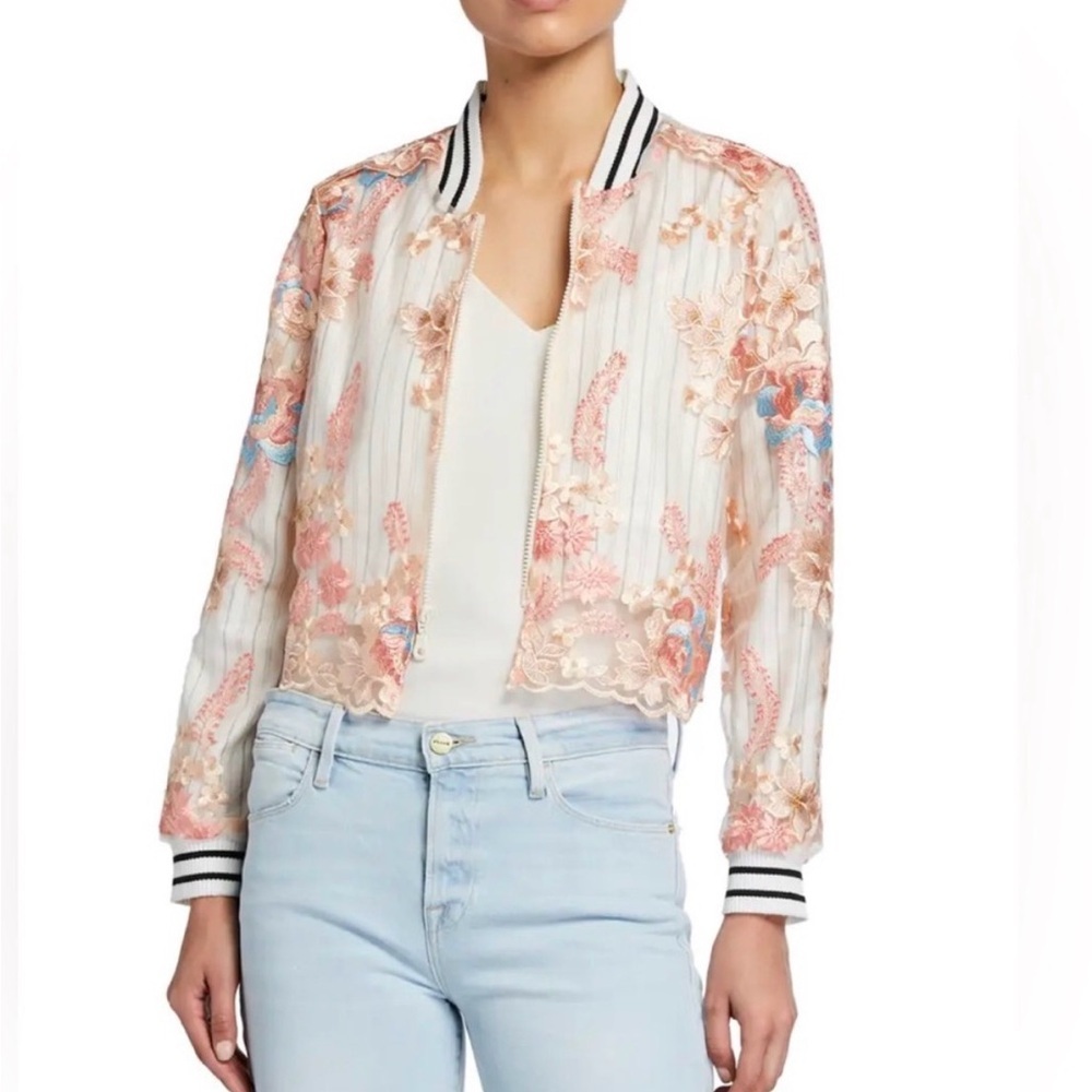 Loyd/Ford Floral Embroidered Bomber Jacket